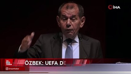 Dursun Özbek: UEFA devamlı tepemizde, cezaya muhatap olabiliriz