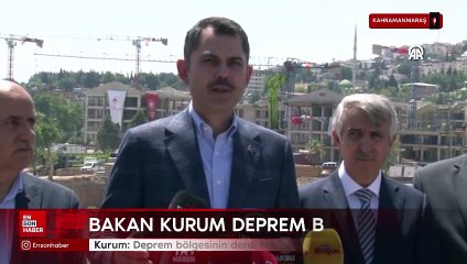 Bakan Kurum: Önümüzdeki 50 yılı içeren planlamalar olacak şekliyle değerlendiriyoruz