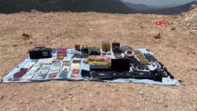 MSB: Irak'ın kuzeyindeki köylerde PKK'ya ait çok sayıda silah ve mühimmat ele geçirildi