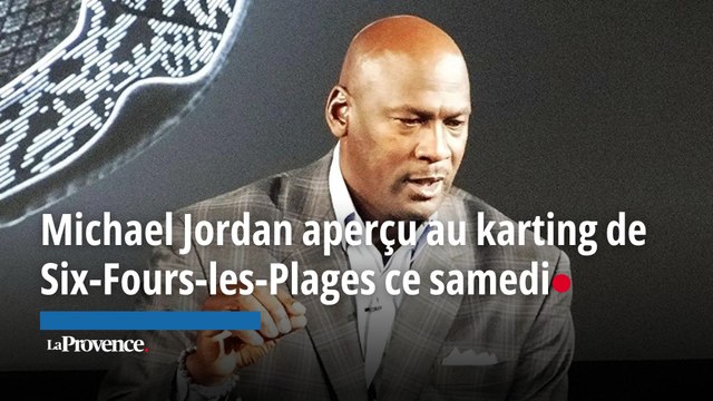 Michael Jordan a roulé ce samedi matin sur le karting de Six-Fours-les-Plages