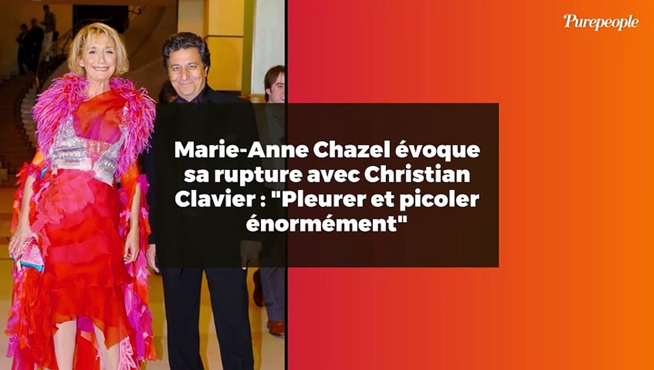 Marie-Anne Chazel évoque sa rupture avec Christian Clavier : "Pleurer et picoler énormément"