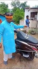 एक्टिवा में निकला सांप