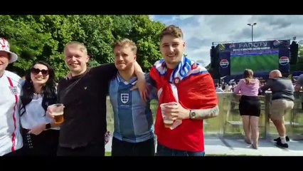 Watch as Sheffield fans cheer on England from Fan City