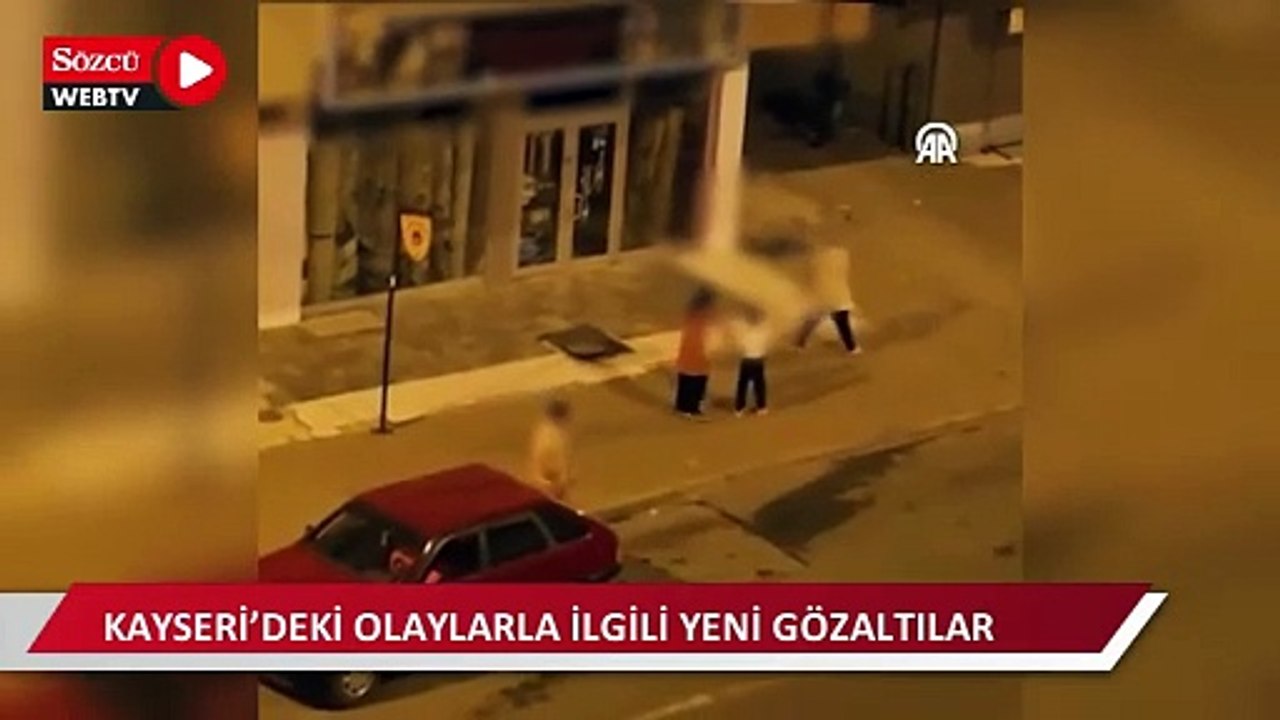 Kayseri'deki olaylara ilişkin 4 şüpheli gözaltına alındı