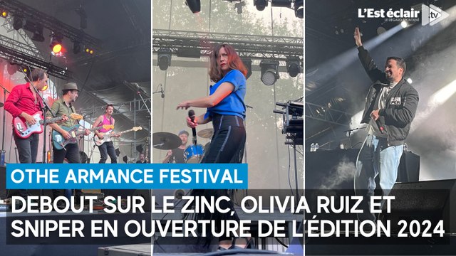Debout sur le zinc, Olivia Ruiz et Sniper en ouverture du Othe Armance Festival 2024
