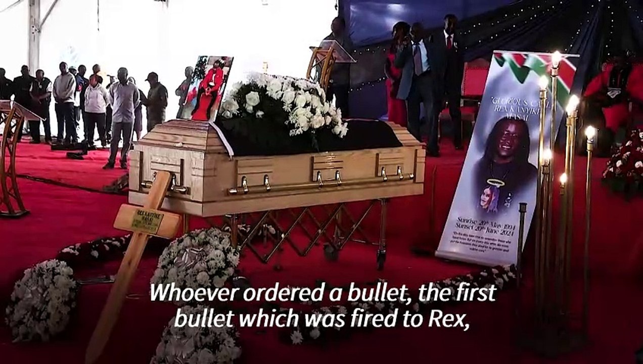 Funeral in Kenya for protestor killed in anti-t...