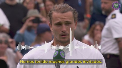 La oferta de Zverev a Guardiola que desató las risas de la Pista Central de Wimbledon