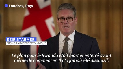 Royaume-Uni: Starmer confirme vouloir abandonner le projet d'expulsion de migrants au Rwanda