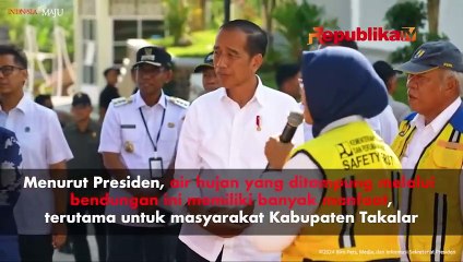 Jokowi Sebut Bendungan Pamukkulu Akan Hadirkan Banyak Manfaat