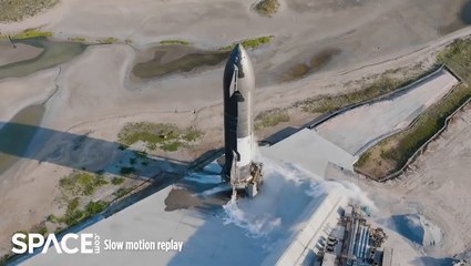 Watch Views During A SpaceX Starship 25 Static Fire Tests In Real Time And Slow-Mo