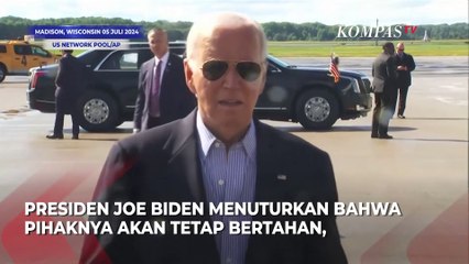 Momen Joe Biden Tegaskan Tolak Mundur dari Capres AS