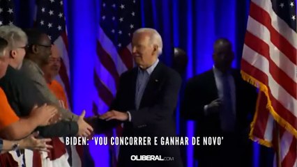 Biden: ‘Vou concorrer e ganhar de novo’