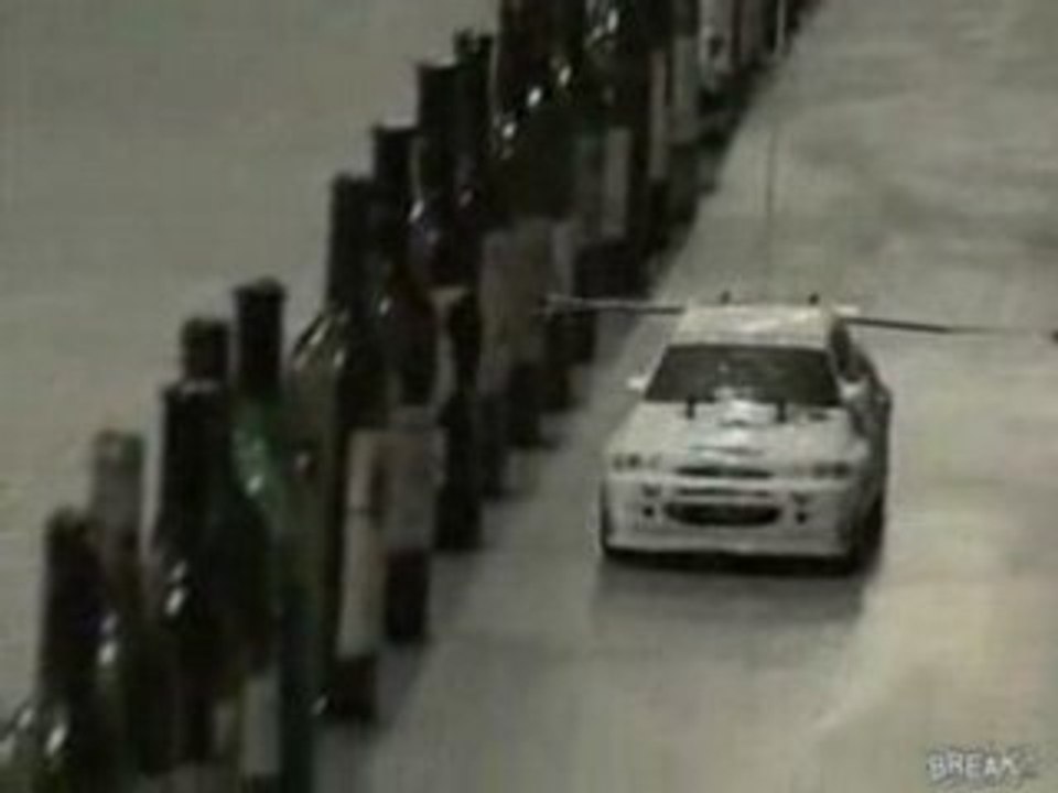Mario theme played with rc car and bottles