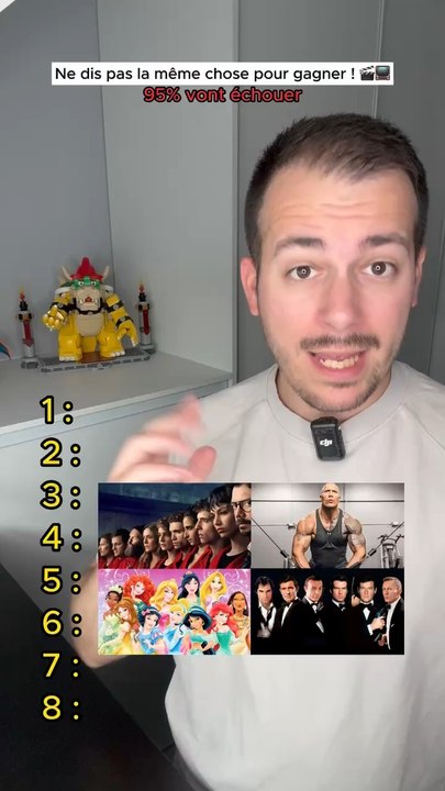 Ne dis pas la même chose que moi pour gagner. Éditon tv/cinéma.