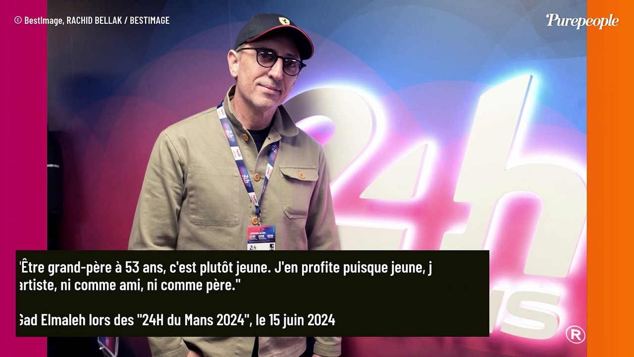 Gad Elmaleh jeune pour être grand-père : il se confie sur sa petite fille Ely et son âge