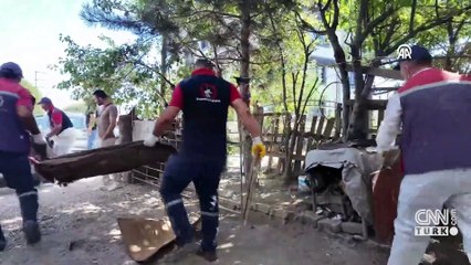 Tam 42 kamyon çöp çıktı! 20 yıl biriktirmişler...