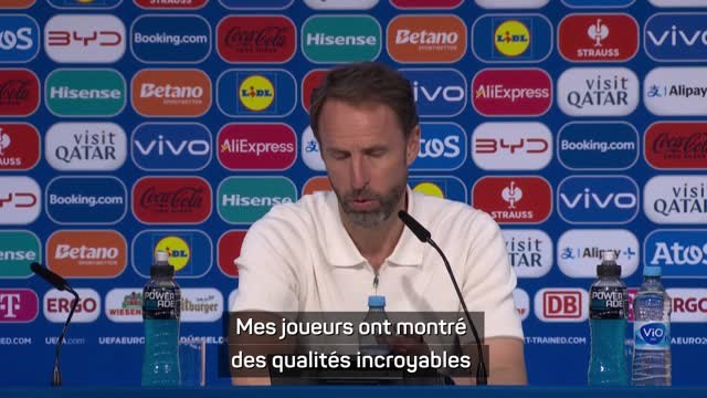 Angleterre - Southgate : Dans les tournois majeurs, ce n'est pas juste une question de beau football