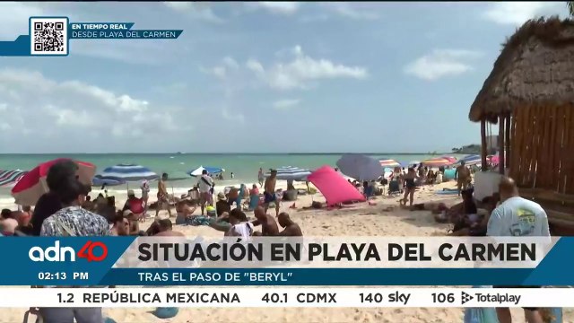 Quintana Roo retoma su actividad turística y económica tras el paso del huracán “Beryl”
