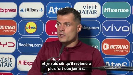 Suisse - Xhaka : "C'est douloureux, mais ça fait partie du jeu"