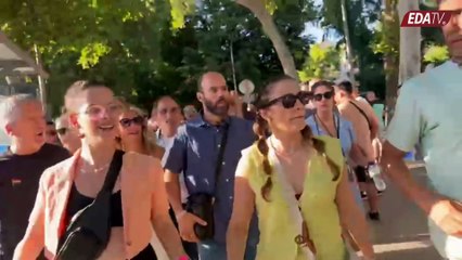 Marcha del Orgullo 2024: Yolanda Díaz se vio acorralada y no supo contestar
