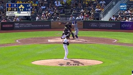 MLB: Luis Torrens barre las bases con un inmenso batazo
