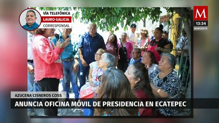 La alcaldesa electa de Ecatepec anuncia una oficina móvil de la presidencia