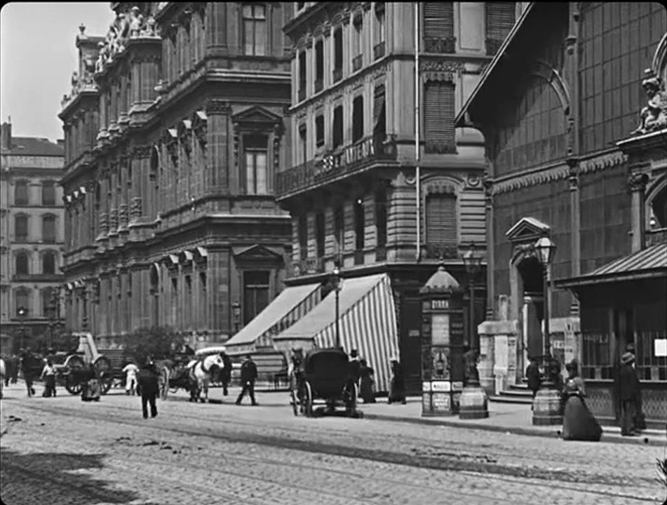 La plaza des Cordeliers en Lyon (1895)