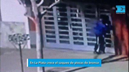 En La Plata crece el saqueo de piezas de bronce