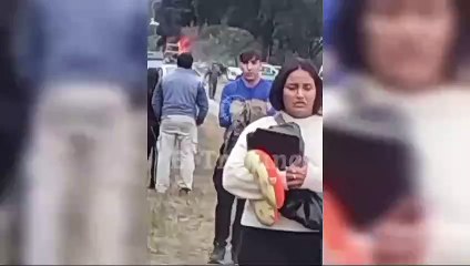 Un colectivo en el que viabajan jóvenes salteños se incendió en plena ruta 34
