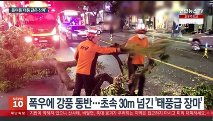 강풍 더해져 더 위력적…올여름 태풍 같은 장마