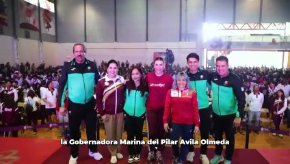 Marina del Pilar celebra con deportistas bajacalifornianos que irán a Paris 2024