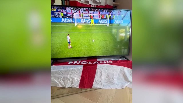 East Sussex England fans react to Alexander-Arnold Penalty at Euros