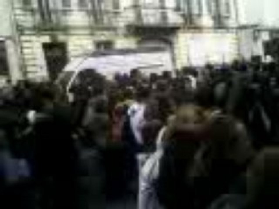 manif dans fontainebleau avec F1 Couperin Uruguay