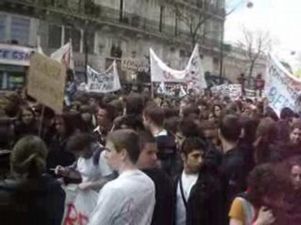 Blocus MLK - Manif' @Paris - Music . 15.04.08