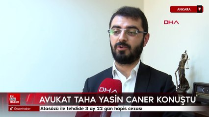 Ankara'da atasözü ile tehdide hapis cezası
