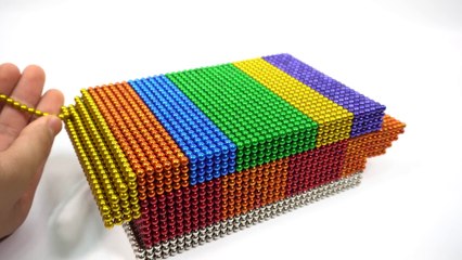 ASMR - How To Make Tank from 20000 Magnetic Balls _ Magnetic Man 4K