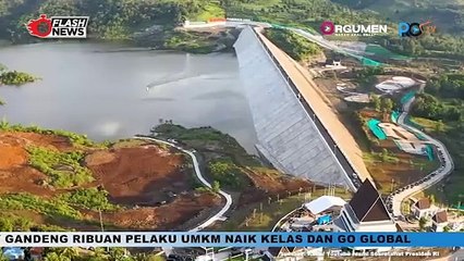 Presiden Jokowi Secara Langsung Resmikan Bendungan Pawukkulu Di Kabupaten Takalar, Sulawesi Selatan