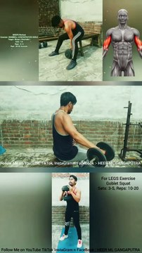 3 Best SINGLE DUMBBELL Workouts for FULL BODY at Home & Gym #heermlgangaputra #naturalbodybuilding #exercise #fitness #muscle #training #tips #viral