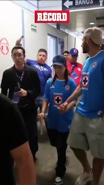 Santi Giménez y Jorge Sánchez juntos en el Estadio Ciudad de los Deportes