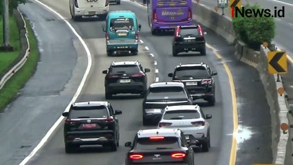 Libur Sekolah, Arus Lalu Lintas di Tol Cipularang Ramai Cenderung Padat