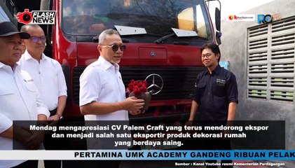 Mendag Zulkifli Hasan Melepas Ekspor Produk Dekorasi Rumah ke Spanyol