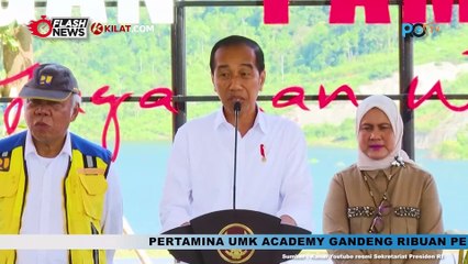 Jokowi Resmikan Bendungan Pamukkulu di Kabupaten Takalar, Sulawesi Selatan