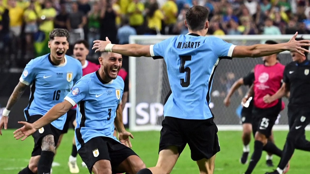 Uruguay tumba a Brasil en penales y jugará las semifinales contra Colombia