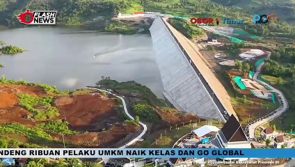 PRESIDEN JOKOWI RESMIKAN BENDUNGAN PAMUKKULU DI TAKALAR SULAWESI SELATAN