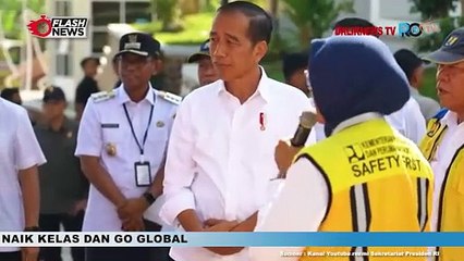 Jokowi Resmikan Bendungan Pamukkulu di Kabupaten Takalar Sulawesi Selatan