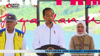 Momen Presiden Jokowi Resmikan Bendungan Pamukkulu di Kabupaten Takalar