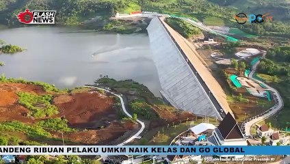 Jokowi Resmikan Bendungan Pamukkulu di Sulawesi Selatan