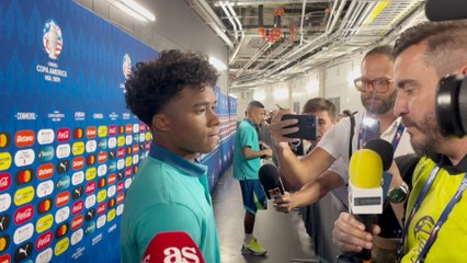 Las palabras de Endrick tras la eliminación de Brasil ante Uruguay