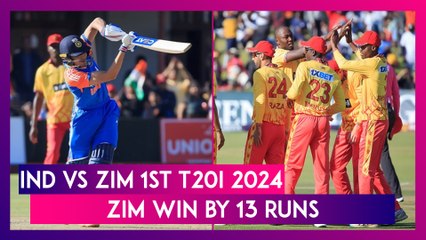 IND vs ZIM 1st T20I 2024 Stat Highlights: Zimbabwe Stun India In Series Opener