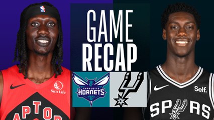 Game Recap: Hornets 97, Spurs 65
